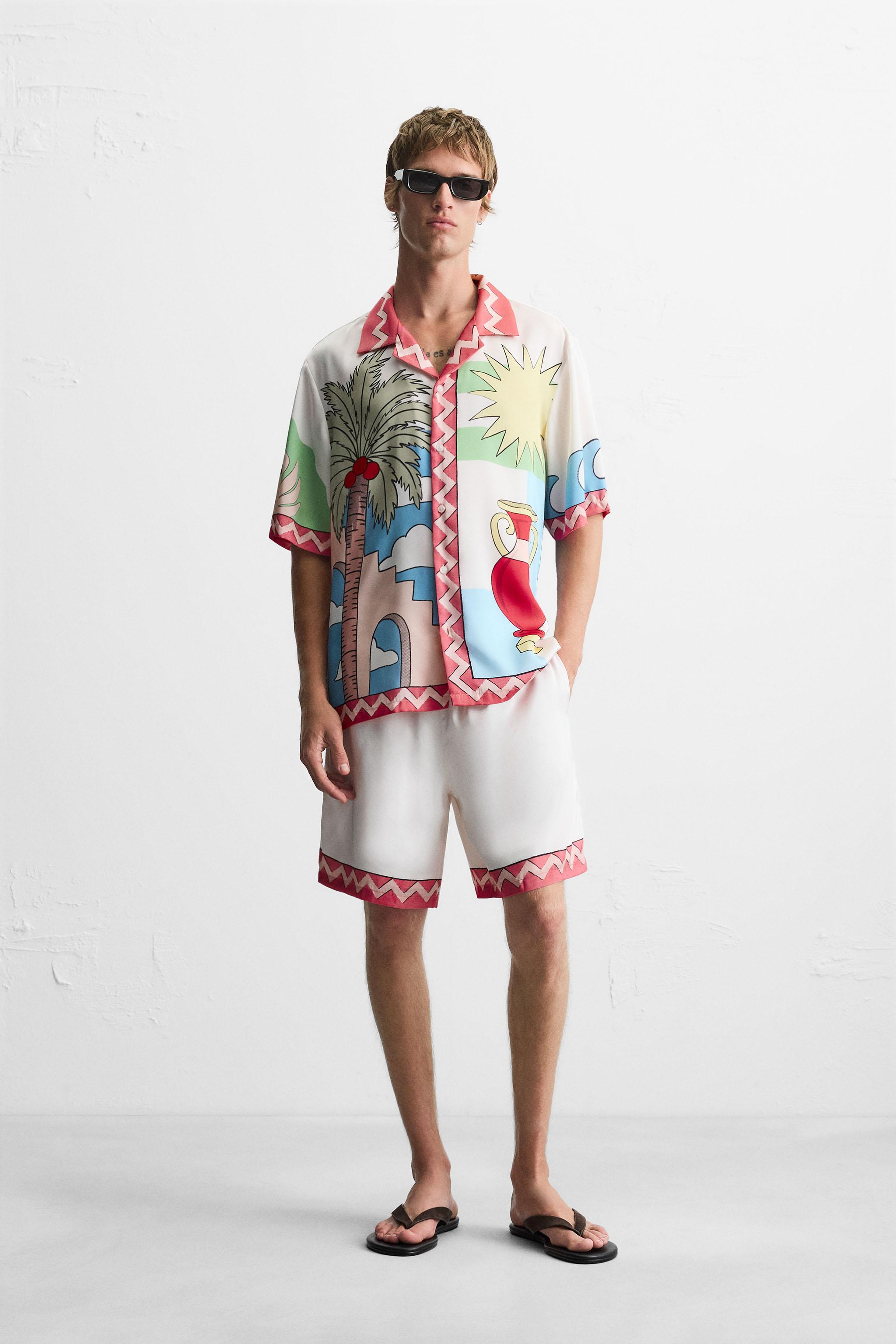 LANDSCAPE SATIN SHIRT